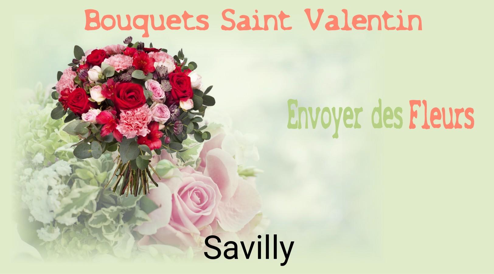 Roses de Saint-Valentin livrées à Savilly